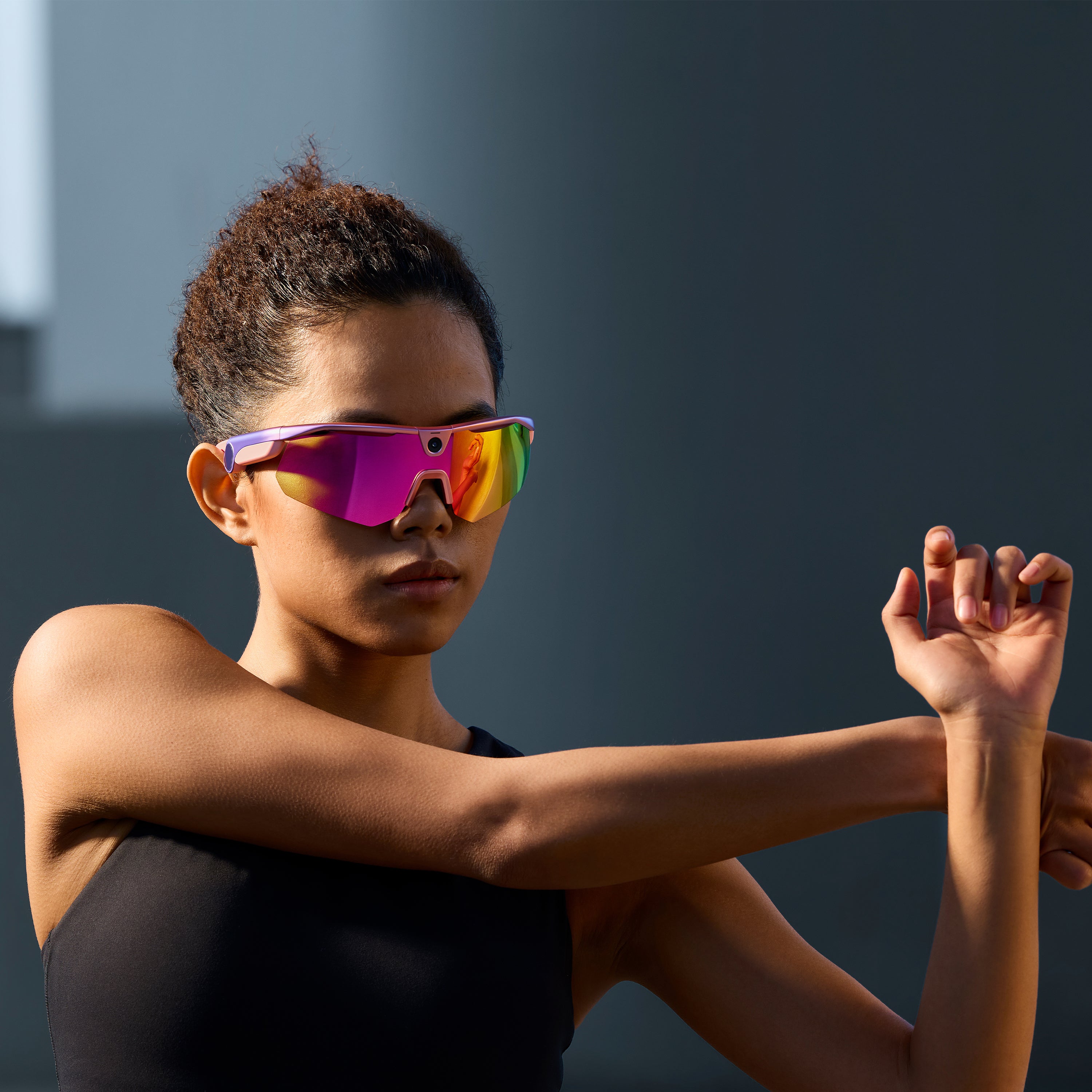 BleeqUp Ranger Occhiali Sportivi con Fotocamera AI - Lente Standard